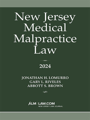 cover image of New Jersey Medical Malpractice Law